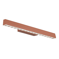 SL1018.623.01 Светильник подвесной ST-Luce терракотовый/прозрачный LED 1*11W 4000K ЭВКЛИДИК 500_191_2949696